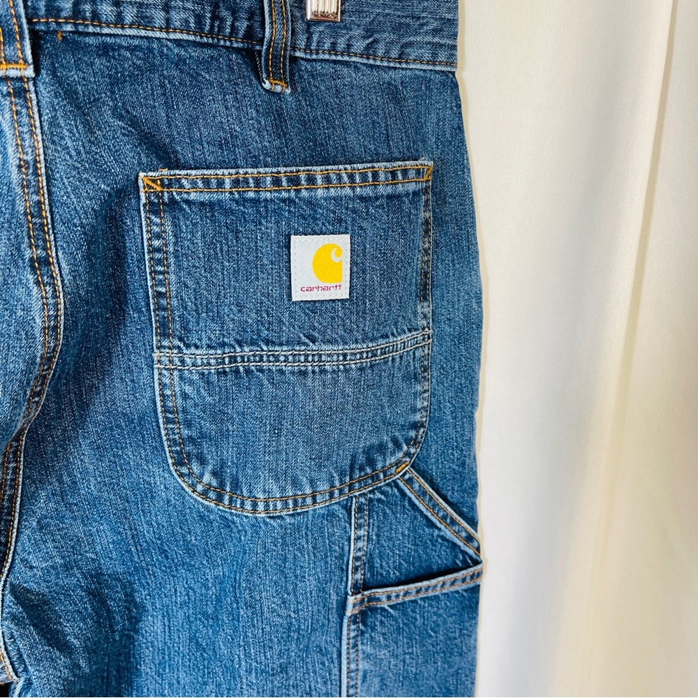 Carhartt Loose Fit Carpenter Jeans 34 X 30- Classic Work/Play Denim. - Picture 11 of 16